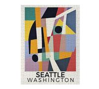 500 PCS Jigsaw Puzzles for Adults Seattle Washington Adult Jigsaw Puzzle Toy Wall Decor Staycation Kill Time Birthday And Unique Gifts 500 PCS