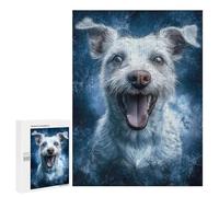 500 PCS Jigsaw Puzzles for Adults Smiling Jack Russell Terrier Jigsaws for Adults DIY Toys Analysis And Logic Unique Gifts for Birthday And Christmas 500 PCS