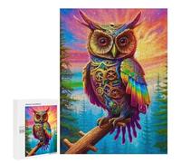 500 PCS Jigsaw Puzzles for Adults Steampunk Owl Artwork Jigsaw for Adults Relax Games For Family Fun for Is Ideal As A Gift 500 PCS