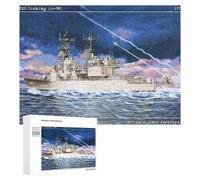 500 PCS Jigsaw Puzzles for Adults Teenagerss Cushing DD985 Destroyer Puzzles for Adults Family Games Wall Art for Is Ideal As A Gift 500 PCS