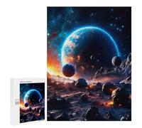 500 PCS Jigsaw Puzzles for Adults Teenagerss Gravitational Collision Jigsaw Puzzle Toy Wall Decor Wall Art Birthday And Unique Gifts 500 PCS