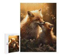 500 PCS Jigsaw Puzzles for Adults Teenagerss Love Couple Romance Foxes Jigsaw Hands-on Game Hand Speed Race Unique Gifts for Birthday And Christmas 500 PCS