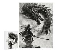 500 PCS Jigsaw Puzzles for Adults Teenagerss Loyal Dragon Ink Wash Jigsaw Puzzle Toy Wall Decor Wall Art Birthday And Unique Gifts 500 PCS