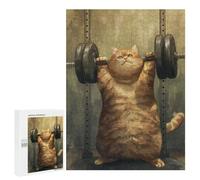 500 PCS Jigsaw Puzzles for Adults Teenagerss Orange Tabby Cat Lifting Adult Jigsaw Relax Games Improve Memory Unique Gifts for Birthday And Christmas 500 PCS