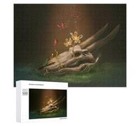 500 PCS Jigsaw Puzzles for Adults Teenagerss Rising from Ashes A Magical Transformation Puzzles for Adults Hands-on Game Precision Cutting Parent-child Interaction 500 PCS