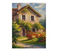 500 PCS Jigsaw Puzzles for Adults Teenagerss Rustic Cottage Jigsaw Puzzle DIY Toys Perfect Decoration Parent-child Interaction 500 PCS