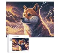 500 PCS Jigsaw Puzzles for Adults Teenagerss Thundering Canine Majesty -22 Jigsaw Hands-on Game Hand Speed Race Unique Gifts for Birthday And Christmas 500 PCS