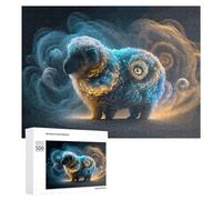 500 PCS Jigsaw Puzzles for Adults Teenagerss Whimsical Cosmic Sheep Artistic Fusion Puzzles for Adults Hands-on Game Precision Cutting Parent-child Interaction 500 PCS
