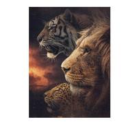 500 PCS Jigsaw Puzzles for Adults The Beasts Adult Jigsaw Puzzle Brain Teaser Game Difficult Challenge Difficult And Challenge 500 PCS