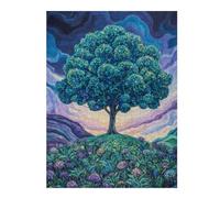 500 PCS Jigsaw Puzzles for Adults The Crystallized Tree Adult Jigsaw Puzzle Brain Teaser Game Difficult Challenge Difficult And Challenge 500 PCS