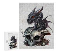 500 PCS Jigsaw Puzzles for Adults The Obsidian Dragon Jigsaw for Adults Relax Games Hand Speed Race for Is Ideal As A Gift 500 PCS