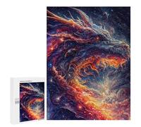 500 PCS Jigsaw Puzzles for Adults The Rainbow Dragon 2 Jigsaw for Adults Brain Teaser Game Birthday Present Difficult And Challenge 500 PCS