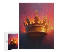 500 PCS Jigsaw Puzzles for Adults The Royal Crown Jigsaw for Adults Relax Games Hand Speed Race for Is Ideal As A Gift 500 PCS