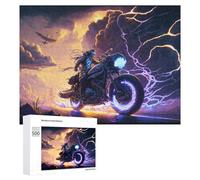 500 PCS Jigsaw Puzzles for Adults Thundering Motorcycle Ride -3 Adult Puzzles Toy Wall Decor But Fun And Humorous Parent-child Interaction 500 PCS