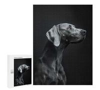 500 PCS Jigsaw Puzzles for Adults Weimaraner Portrait Jigsaw Puzzle Hands-on Game But Fun And Humorous Birthday And Unique Gifts 500 PCS