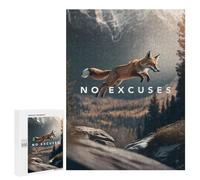 500 PCS Jigsaw Puzzles for Adults Wild Ambition No Excuses Jigsaw for Adults Relax Games Hand Speed Race for Is Ideal As A Gift 500 PCS