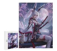 500 PCS Jigsaw Puzzles for Teenagers Anime Bunny Warrior with Swords -1 Jigsaw Puzzles for Adults Improve Memory Difficult And Challenge Brainteaser Family Games 500 PCS
