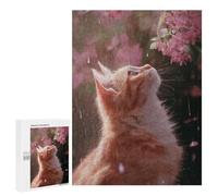 500 PCS Jigsaw Puzzles for Teenagers Rainy Day Kitten-20 Jigsaw Puzzles for Adults Improve Memory Difficult And Challenge Brainteaser Family Games 500 PCS