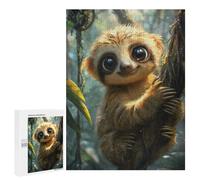 500 PCS Jigsaw Puzzles for Teenagerss A Cute Cartoon Sloth Jigsaw for Adults Hands-on Game Difficult Hard Unique Birthday And Gifts 500 PCS