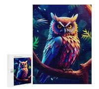500 PCS Jigsaw Puzzles for Teenagerss Amazing Owl 3d Jigsaws for Adults Hands-on Game Presents for Women Help The Brain Exercise 500 PCS