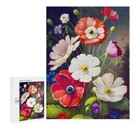 500 PCS Jigsaw Puzzles for Teenagerss Anemone Flowers Puzzles for Adults DIY Toys Difficult Challenge Stress Reduction Gifts 500 PCS
