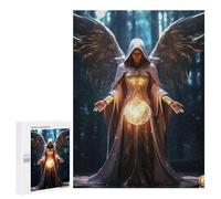 500 PCS Jigsaw Puzzles for Teenagerss Angel with Glowing Orb Jigsaws for Adults Relax Games Wall Decoration Help The Brain Exercise 500 PCS