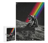 500 PCS Jigsaw Puzzles for Teenagerss Astronaut Cosmic Rainbow Adult Jigsaw Toy Wall Decor Precision Cutting Unique Birthday And Gifts 500 PCS