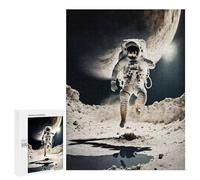 500 PCS Jigsaw Puzzles for Teenagerss Astronaut Exploring Moon Puzzles for Adults Brain Teaser Game Analysis And Logic Christmas Birthday Gifts 500 PCS