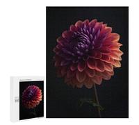 500 PCS Jigsaw Puzzles for Teenagerss Blooming Dahlia Flower Jigsaw for Adults Hands-on Game Difficult Hard Unique Birthday And Gifts 500 PCS