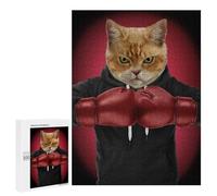 500 PCS Jigsaw Puzzles for Teenagerss Boxer Cat Jigsaw for Adults Hands-on Game Difficult Hard Unique Birthday And Gifts 500 PCS