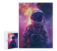 500 PCS Jigsaw Puzzles for Teenagerss Burning Astronaut in Space Jigsaw for Adults Hands-on Game Difficult Hard Unique Birthday And Gifts 500 PCS