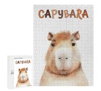 500 PCS Jigsaw Puzzles for Teenagerss Capybara Animal Nursery Puzzle For Teenagerss Difficult Challenge Educational Challenge Family Fun & Game Night 500 PCS