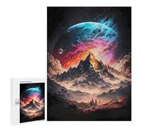 500 PCS Jigsaw Puzzles for Teenagerss Celestial Everest Planet Adult Jigsaw Toy Wall Decor Precision Cutting Unique Birthday And Gifts 500 PCS