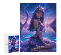 500 PCS Jigsaw Puzzles for Teenagerss Celestial Goddess Bastet Adult Jigsaw Toy Wall Decor Precision Cutting Unique Birthday And Gifts 500 PCS