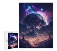 500 PCS Jigsaw Puzzles for Teenagerss Celestial Mountain View Puzzles for Adults Brain Teaser Game Analysis And Logic Christmas Birthday Gifts 500 PCS