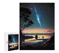 500 PCS Jigsaw Puzzles for Teenagerss Couple Watching Meteor Shower Puzzles for Adults Brain Teaser Game Analysis And Logic Christmas Birthday Gifts 500 PCS