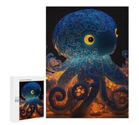500 PCS Jigsaw Puzzles for Teenagerss Cute Octopus Puzzle For Teenagerss Difficult Challenge Educational Challenge Family Fun & Game Night 500 PCS