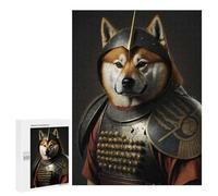 500 PCS Jigsaw Puzzles for Teenagerss Doge Samurai Portrait Puzzle For Teenagerss Difficult Challenge Educational Challenge Family Fun & Game Night 500 PCS