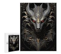 500 PCS Jigsaw Puzzles for Teenagerss Dragon Abyssal Warden Puzzle For Teenagerss Difficult Challenge Educational Challenge Family Fun & Game Night 500 PCS