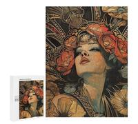 500 PCS Jigsaw Puzzles for Teenagerss Dreamy Goddess in Summer Puzzle for Adults Relaxing Games Improve Memory Fun Activities at Home 500 PCS