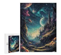 500 PCS Jigsaw Puzzles for Teenagerss Enchanting Castle View Puzzles for Adults Brain Teaser Game Analysis And Logic Christmas Birthday Gifts 500 PCS