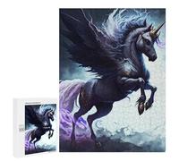 500 PCS Jigsaw Puzzles for Teenagerss Evil Unicorn Magic Puzzles for Adults DIY Toys Difficult Challenge Stress Reduction Gifts 500 PCS