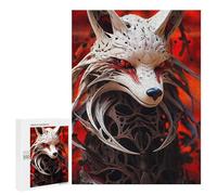 500 PCS Jigsaw Puzzles for Teenagerss Fox Spirit Mask Artwork Jigsaws for Adults Relax Games Wall Decoration Help The Brain Exercise 500 PCS