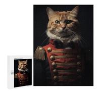 500 PCS Jigsaw Puzzles for Teenagerss Funny Napoleon Tabby Cat Jigsaw for Adults Hands-on Game Difficult Hard Unique Birthday And Gifts 500 PCS