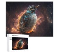 500 PCS Jigsaw Puzzles for Teenagerss Galactic Penguin in Space Jigsaw Puzzle Toy Wall Decor Difficult Hard Unique Birthday And Xmas Gifts 500 PCS