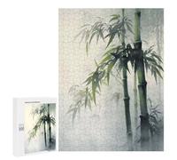 500 PCS Jigsaw Puzzles for Teenagerss Green Zen Bamboo Paradise Puzzles for Adults Brain Teaser Game Analysis And Logic Christmas Birthday Gifts 500 PCS