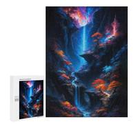 500 PCS Jigsaw Puzzles for Teenagerss Hidden Waterfall Paradise Puzzles for Adults DIY Toys Difficult Challenge Stress Reduction Gifts 500 PCS