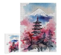 500 PCS Jigsaw Puzzles for Teenagerss Japanese Iconic Paint Adult Jigsaw Toy Wall Decor Precision Cutting Unique Birthday And Gifts 500 PCS