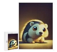 500 PCS Jigsaw Puzzles for Teenagerss Jigsaw Adorable Hedgehog Illustration Adult Jigsaw Puzzle Hands-on Game Hand Speed Race for Birthday, Chrismas 500 PCS