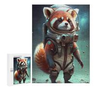 500 PCS Jigsaw Puzzles for Teenagerss Jigsaw Astronaut Space Red Panda Jigsaws for Adults Family Games For Family Fun Deal As Gifts for The Whole Family 500 PCS